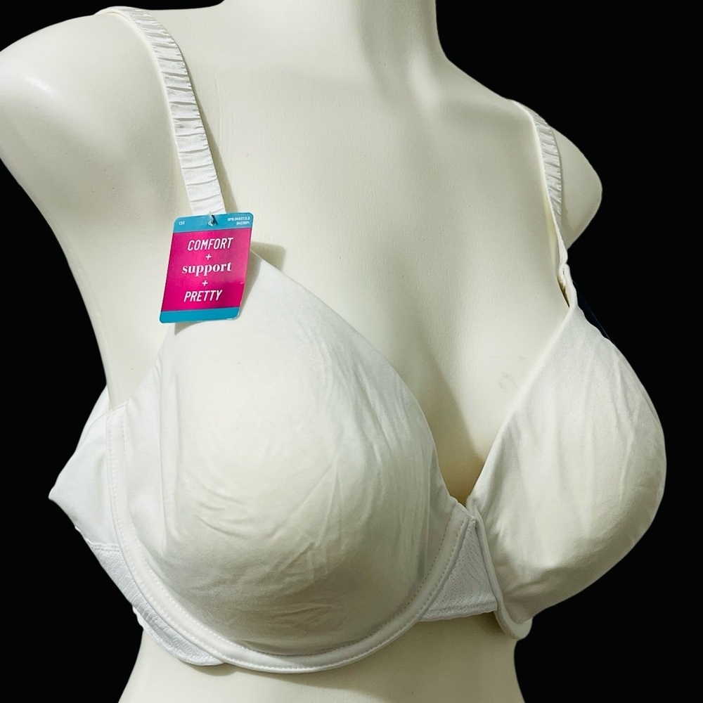 Vanity Fair Effortless Convertable Underwire Bra 78165 White Size 40D - Picture 6 of 11